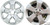 WheelCovers.Com Jeep Grand Cherokee Chrome Wheel Skins / Hubcaps / Wheel Covers 18" 9105 2011 2012 2013  SET OF 4 