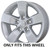 WheelCovers.Com *** IN STOCK READY TO SHIP ***Dodge Ram Chrome Wheel Skins / Hubcaps / Wheel Covers 17" 2448 345X / 7237P 2013 2014 2015 2016 2017 2018 2019 SET OF 4 