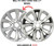 WheelCovers.Com Chrysler 300 Chrome / Charcoal Wheel Skins / Hubcaps / Wheel Covers 17" 2015 2016 2017 2018 SET OF 4 