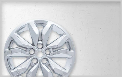 Chrome wheel skins