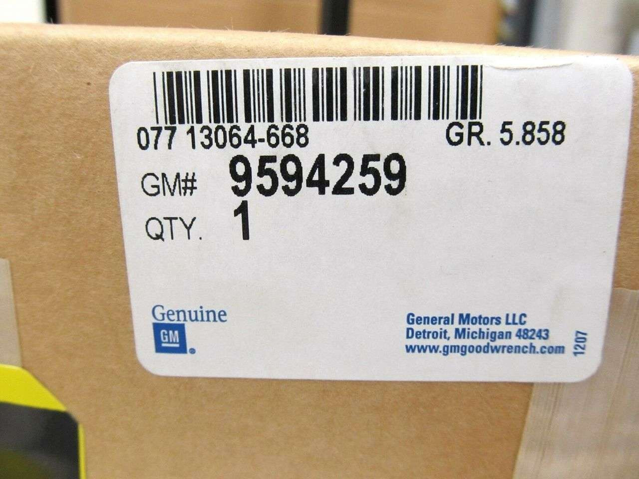 Cadillac 6-5/8