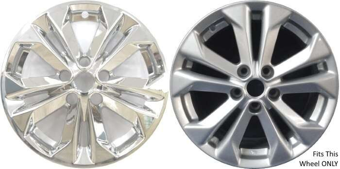 Nissan Rogue SV Chrome Wheel Skins 17