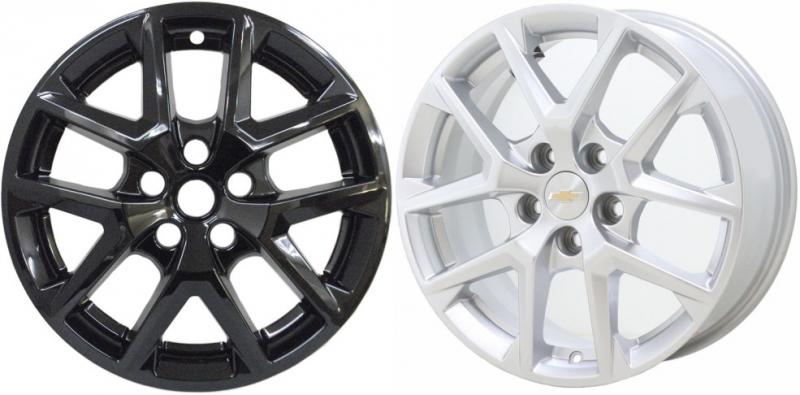 Chevy Chevrolet Equinox 2022 2023 Black 17" Wheel Skins Hub Caps Rim Covers SET OF 4