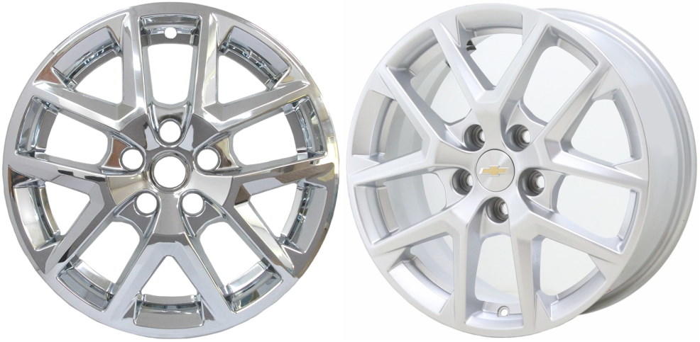 Chevy Chevrolet Equinox 2022 2023 Chrome 17" Wheel Skins Hub Caps Rim Covers SET OF 4