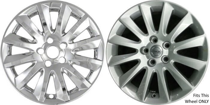 Auto Reflections 4-Pack Screw-On Chrome Hubcaps For 2008-2012 Chevy Malibu – ARFH039