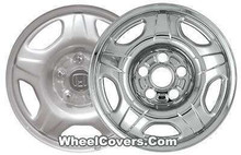 WheelCovers.Com * IN STOCK READY TO SHIP * Honda CRV CR-V Chrome Wheel Skin / Hubcap / Wheel Cover 15" 63844 2002 2003 2004 SINGLE PIECE 