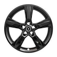 WheelCovers.Com *** IN STOCK READY TO SHIP *** 2016 2017 2018 2019 2020 2021 Chevrolet Camaro Black Wheel Skin / Hubcap / Wheel Cover 5760 5764 20" SINGLE PIECE 