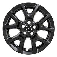 WheelCovers.Com Jeep Cherokee / Grand Cherokee Black Wheel Skins / Hubcaps / Wheel Covers 17" IMP382 Black 9130 2014 2015 2016 2017 2018 SET OF 4 