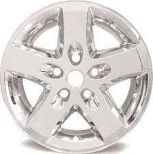 Jeep Wrangler Chrome Wheel Skins 17" Hubcaps (2007-2018) - Single Piece