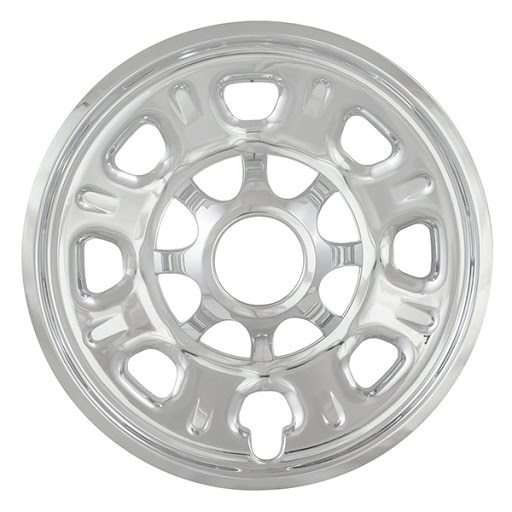 Chevrolet Silverado 2500 3500 SRW Chrome Wheel Skins / Hubcaps / Wheel Covers 18" 8096 2011 2012 2013 2014 2015 2016 2017 2018 2019 2020 2021 SET OF 4