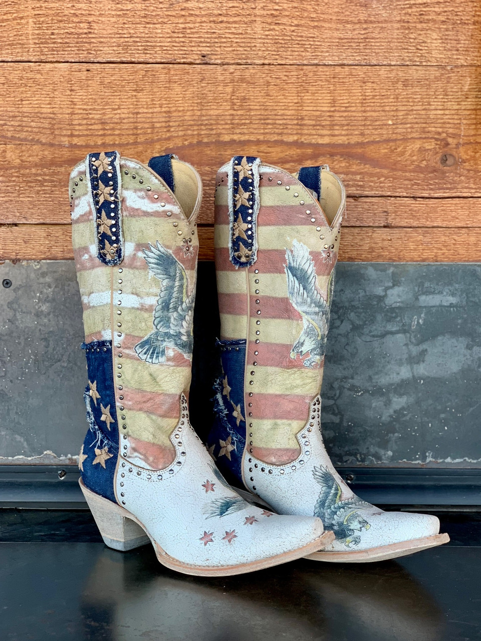YL 339-1 YIPPEE KI YAY BY OLD GRINGO JORIE PATRIOTIC RED WHITE