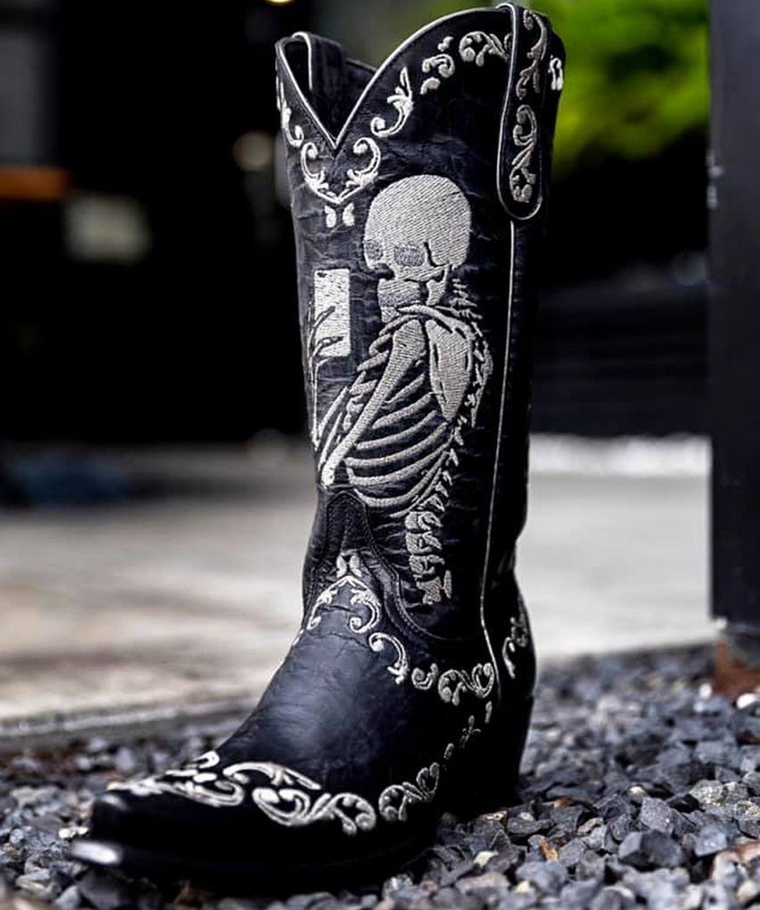 Yl 348 1 Yippee Ki Yay By Old Gringo Boots Selfie Black Embroidered 13 Leather Boot Bootjunky Com