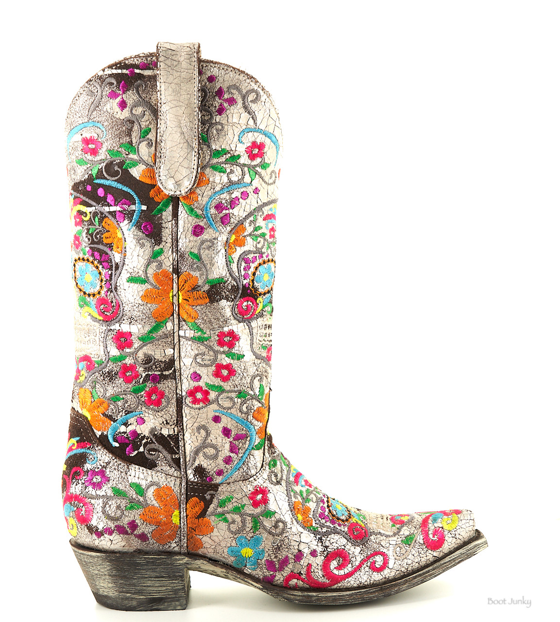 old gringo klak sugar skull boots