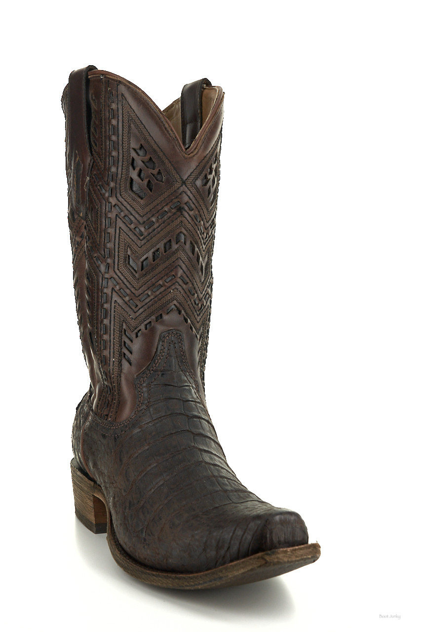 caiman cowboy boots