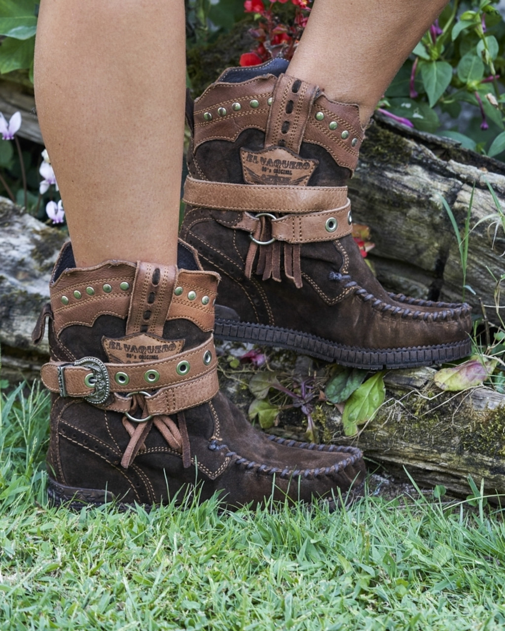 el vaquero roseland moccasin boot