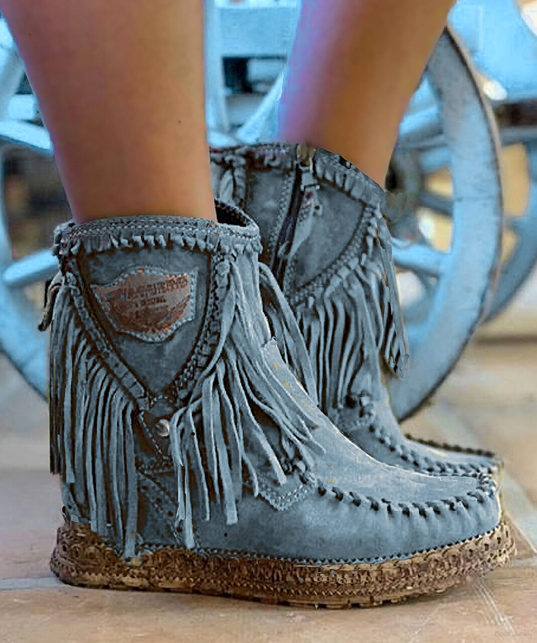 el vaquero roseland moccasin boot