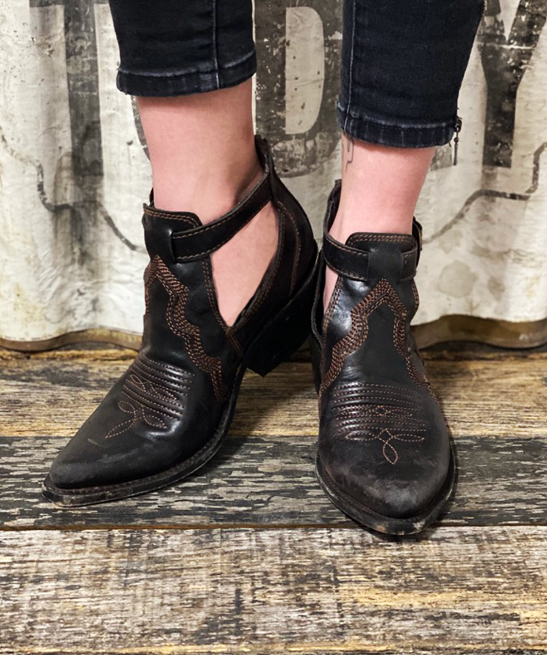 liberty black booties