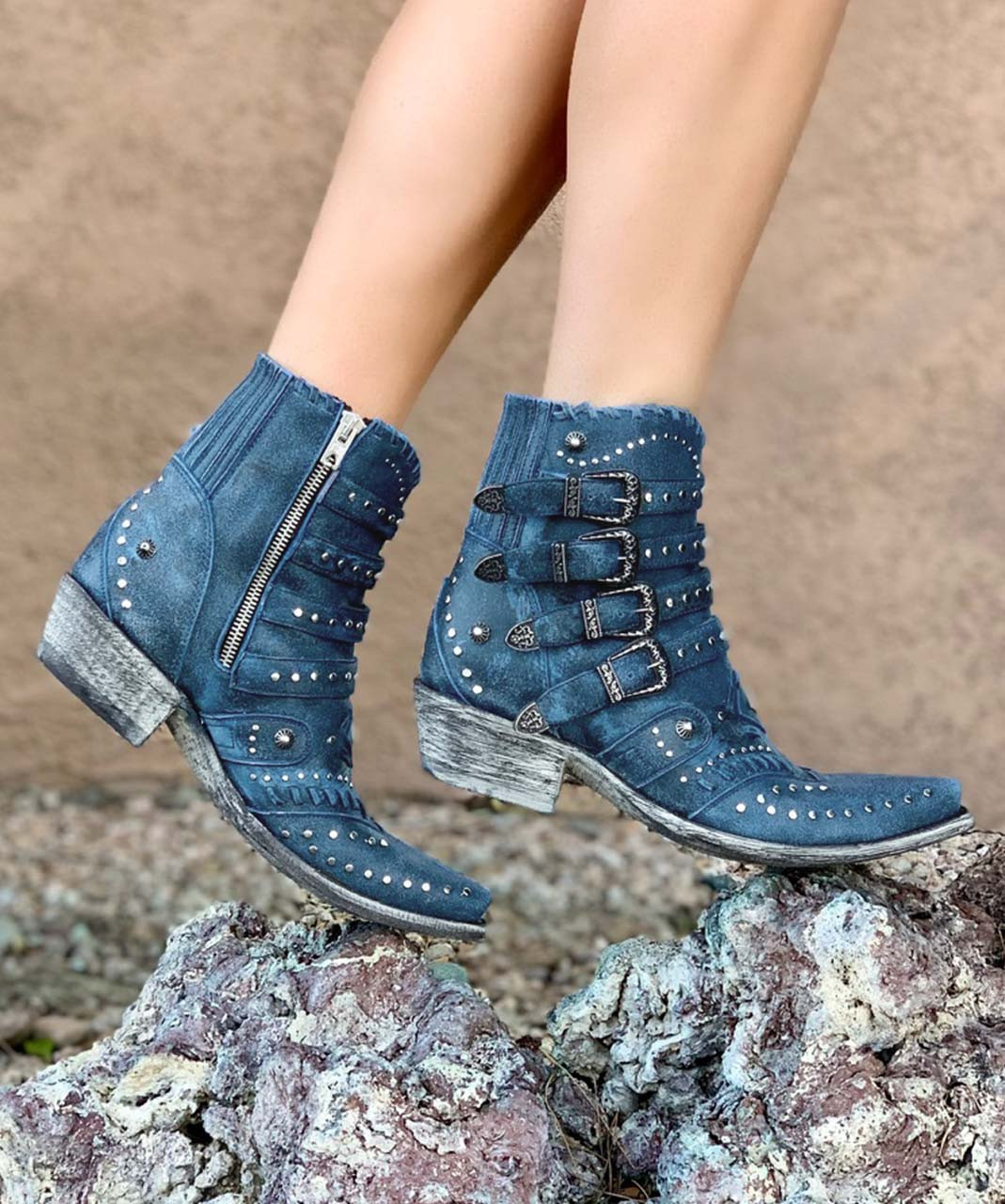 BL3099-12 OLD GRINGO JAYLENE AZUL BLUE 