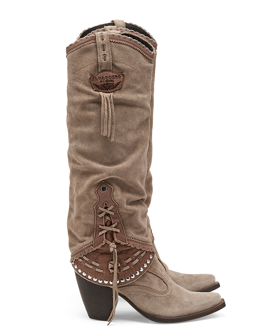 EL VAQUERO Roxy Silverstone Corda Western Boots