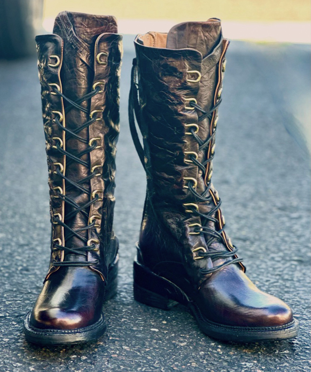 STEWARD PURPLE GRAPE GLAZE RUB OFF ITALIAN LEATHER 12