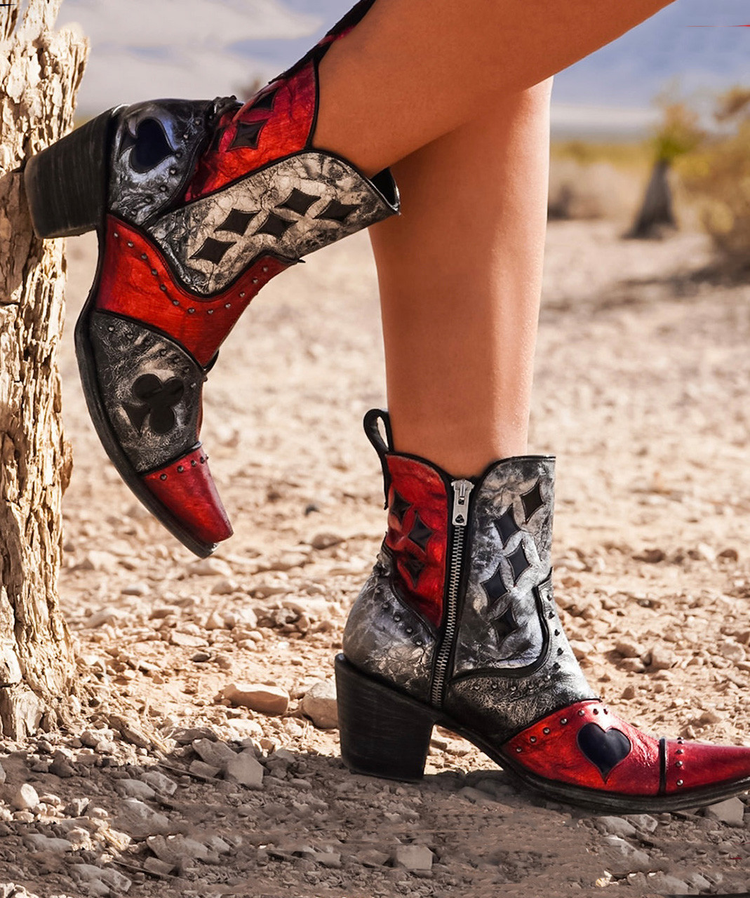 BL3875-1 OLD GRINGO QUINN RED GUNMETAL BLACK 7