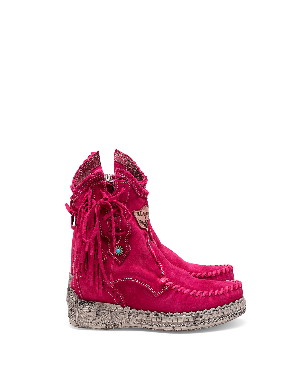 EL VAQUERO Lola Silverstone Clement Wedge Moccasin Boots