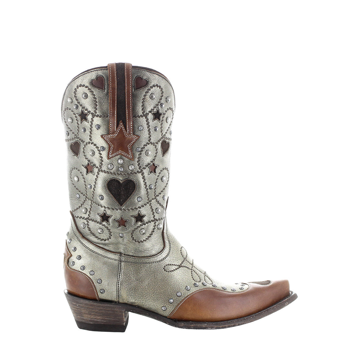 L3935-1 OLD GRINGO BESOTTED METALLIC HEARTS STARS 11