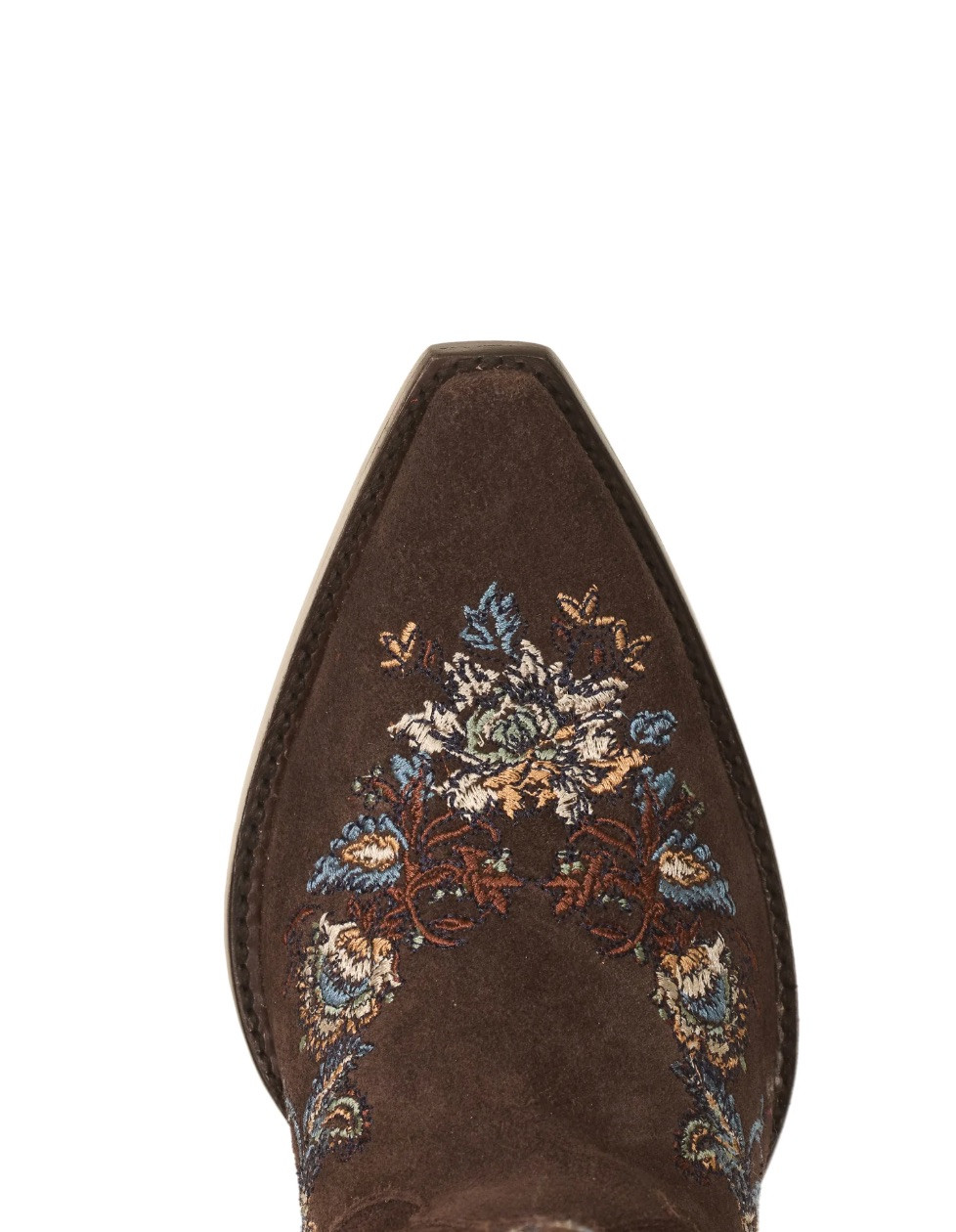 DDL1072-1 DOUBLE D RANCH DEWITT'S DEMASK CHOCOLATE EMBROIDERED