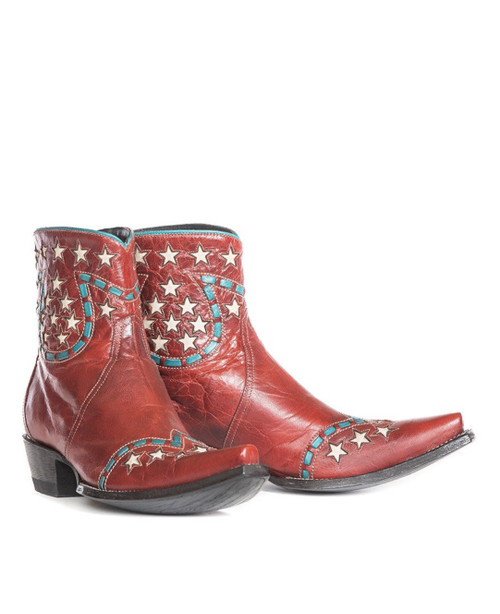 joe browns red biker boots