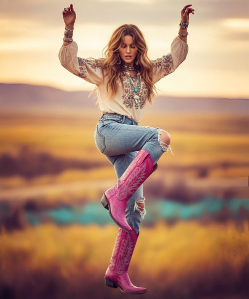 Adding to the ever-popular collection of Nevada boots we offer a soon to be favorite in a hot hot HOT PINK color way which is a Boot Junky exclusive...these boots bond the time-honored art of handmade boots with a contemporary flair for fashion.  Adding to the ever-popular collection of Nevada boots we offer a soon to be favorite in a hot hot HOT PINK color way which is a Boot Junky exclusive...these boots bond the time-honored art of handmade boots with a contemporary flair for fashion.