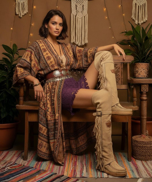 Our vintage treatment, together with hand-stitched raw laces, give this boot a unique touch complemented by indomitable fringes and an elegant side buckle.
 Our vintage treatment, together with hand-stitched raw laces, give this boot a unique touch complemented by indomitable fringes and an elegant side buckle.