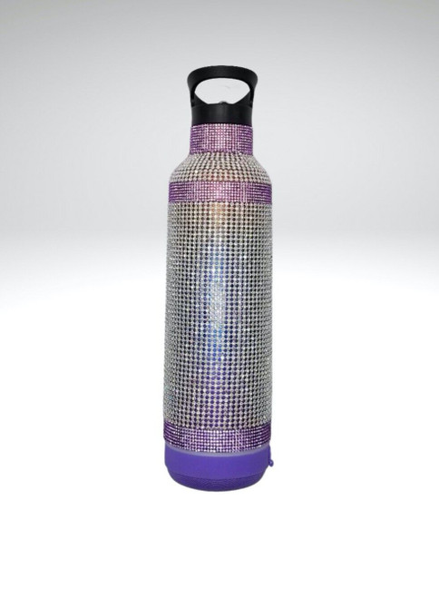 Fusion Sipp Diamond Series 25oz Tumbler w/ Bluetooth Speaker- Lavender Crystal