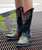 The Old Gringo Sora Black 13" leather boots are simply gorgeous. Old Gringo uses the softest, most high-quality leather to make cowgirl boots. The Sora is decorated with intricate floral embroidery etched in gorgeous colors like vibrant pink, red, purple, yellow, and orange.