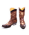 Meet Bodacious 10" by Old Gringo—a bold, attitude-packed boot that doesn’t just walk into a room, it owns it ?✨

Crafted in a rich blend of brass, bone, and chocolate brown, this standout style delivers that perfectly broken-in, vintage feel with a modern edge. The layered tones create depth and character, making each pair feel one-of-a-kind—just like the woman wearing them.

The 10-inch shaft hits at that sweet spot for versatile styling—easy to pair with dresses, denim, or cutoffs—while the sleek 4Long snip toe adds a touch of feminine sharpness and unmistakable Western flair.

Whether you're dressing up your everyday look or making a statement after dark, Bodacious brings confidence, character, and just the right amount of sass to your collection ?

Details:

Shaft Height: 10"
Color: Brass / Bone / Chocolate Brown
Toe Shape: 4Long Snip Toe
A little vintage, a little rebellious—and completely unforgettable.