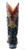 Gotta love the colors on the Old Gringo Letty Boots L1115-8. The marine blue and military green boot shaft mixes beautifully with the vesuvio red leather accents. The Letty boot was made for ladies looking to make a bold fashion forward statement. The floral designs on the toe are beautiful and the heart shaped embroidery on either side of the boot shaft gives it a sassy finish.