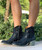 Rock in your flower child spirit with the Hippie Chick Black leather boots 
We love these ankle boots by Old Gringo... One of a kind and out of this world, these beauties are built for style and mega comfort! 
Embellishments include catchy Vesuvio black floral leather flowers. The interior is soft calf leather with a padded leather insole for comfort. 
The exterior is goat leather enhanced by antique brass hardware.
