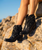 Rock in your flower child spirit in the Nero Black leather boots by Liberty Black. 
 
Women's leather boots with catchy floral leather flowers. The interior is soft calf 
leather with a padded leather insole for comfort. The exterior is goat leather 
enhanced by an intricate floral pattern on the upper...

Brand new to the market...these boots are as unique as they are beautiful.