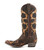 The Old Gringo Abelina features a beautiful hand tooled floral pattern creating a vintage romance feel.  No matter the occasion, the Abelina will fit in, casual or dressed to the nine's this is the cowgirl boot for you.  

* Style number: L2408-3

* Premium Goat Leather.

* 13 inch Chocolate foot and shaft.

* Brown/floral hand-tooled overlay detail.

* Snip toe.

* Single stitch welt.

* Leather lining.

* Leather/cushioned insole.

* Leather outsole.