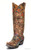 The Old Gringo Sozey Boots are made from soft brass brown leopardito leather. The dark distressing mixes beautifully with the light brown, making these boots the ideal match for any outfit. The Sozey Boots have been decorated with multi color floral embroidery and small crystal stud accents throughout. The bright embroidered flowers are etched in red, pink, green, teal, orange, and blue. 

Measurements:

Shaft Height - 13"
Shaft Opening - 13.5" circum.
Heel:  9964 (traditional) 
Toe - 4L (Snip)