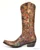 The Old Gringo Sozey Boots are made from soft brass brown leopardito leather. The dark distressing mixes beautifully with the light brown, making these boots the ideal match for any outfit. The Sozey Boots have been decorated with multi color floral embroidery and small crystal stud accents throughout. The bright embroidered flowers are etched in red, pink, green, teal, orange, and blue. 

Measurements:

Shaft Height - 13"
Shaft Opening - 13.5" circum.
Heel:  9964 (traditional) 
Toe - 4L (Snip)