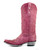 Gorgeous Pink Polo stud boot by Old Gringo and a must have for any cowgirl.  The soft pink leather is studded with brass studs that are placed strategically on the boot toe and shaft, connected by a 3 line stitch pattern, worn finish on heel & leather outsole.

Old Gringo boots go through a 130 step handmade production process.  Old Gringo also develops and tans its own leathers and textures to make sure the end result is a superior quality product.

Leather: Pink/Purple Cowhide

Toe: Snip

Heel: 9964 - 1 1/2" High

Shaft: 13"