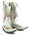 Let the Phoenix Eagle shine bright in this style from Old Gringo boots.

The Harper,  in distressed crackled taupe leather with multi colored leather weave and studded designing... this boot is simply artwork for your feet. 

Shaft - 13"

Toe - Snip

Heel - 9964 Walking Heel 1 3/4"

Circumference - 14"