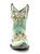 The Old Gringo Sora Aqua Cowgirl boots are simply gorgeous. Old Gringo uses the softest, most high-quality leather to make cowgirl boots. The Sora is decorated with intricate floral embroidery etched in gorgeous colors like vibrant pink, red, purple, yellow, and orange. These little ankle boots will look fabulous with dresses during the Spring and Summer, but you can also wear them with skinny jeans for Fall and Winter. The Sora style is sweet and feminine, sure to add a whisper of western detail to your wardrobe. Don't be afraid to be bold and colorful in the Old Gringo Sora Aqua cowgirl boots!   A hard-to-find heel and toe combination will give you hours of comfortable wear.

Measurements:

Shaft Height - 8"
Heel Height - 9964 (traditional)
Toe - 4L (snip)