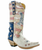 YL 339-1 YIPPEE KI YAY BY OLD GRINGO JORIE PATRIOTIC RED WHITE BLUE 13" LEATHER BOOTS