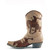 Saddle up in true western style with the Yippee Ki Yay Cowboy Up Boots by Old Gringo—crafted for the women who ride hard, rope with confidence, and never back down from an adventure.

Handcrafted from beautifully distressed bone leather, these striking 10-inch cowboy boots feature an intricately detailed dark brown horse-and-rider motif on both sides of the shaft and around the snip toe, creating a bold statement from every angle. Rich artisan craftsmanship and vintage-inspired detailing make every pair a wearable work of art.

Whether you're headed to the ranch, the rodeo, or simply embracing your western lifestyle, the Cowboy Up Boots deliver timeless style, exceptional comfort, and unmistakable Old Gringo quality. Designed for cowgirls who appreciate authentic craftsmanship and one-of-a-kind style, these boots are destined to become a favorite in your collection.

Features:

Handcrafted by Old Gringo
Distressed bone leather
Intricate horse-and-rider artwork on shaft and vamp
10-inch shaft height
Classic snip toe
Leather outsole
Signature Old Gringo craftsmanship

For the cowgirl who lives the western lifestyle—not just wears it—the Yippee Ki Yay Cowboy Up Boots are ready for every ride.