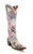 L 148-111 OLD GRINGO CLARITA GRAFITTI "FROM HERE TO INFINITY" RIVETED 15" LEATHER BOOTS