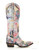 L 148-111 OLD GRINGO CLARITA GRAFITTI "FROM HERE TO INFINITY" RIVETED 15" LEATHER BOOTS