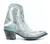 The Old Gringo Snake Zipper Boots are a one in a million design! 
The super soft Nilo Blue leather is decorated with scroll embroidery and studded snake designs. 
