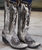 The Old Gringo Grey Leopardito and distressed black leather Eagle Boots are as distinctive and stylish as you are ever going to see.