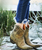 These gorgeous turquoise leopardito leather ankle boots just scream vintage Old Gringo.  You will be the star of the show with these boots.  The pointed toe and comfortable walking heel put these boots at the forefront of western fashion.